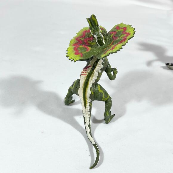 Jurassic Park 3 Dilophosaurus Velociraptor Triceratops Lot of 3 Hasbro 2000 - Picture 5 of 16